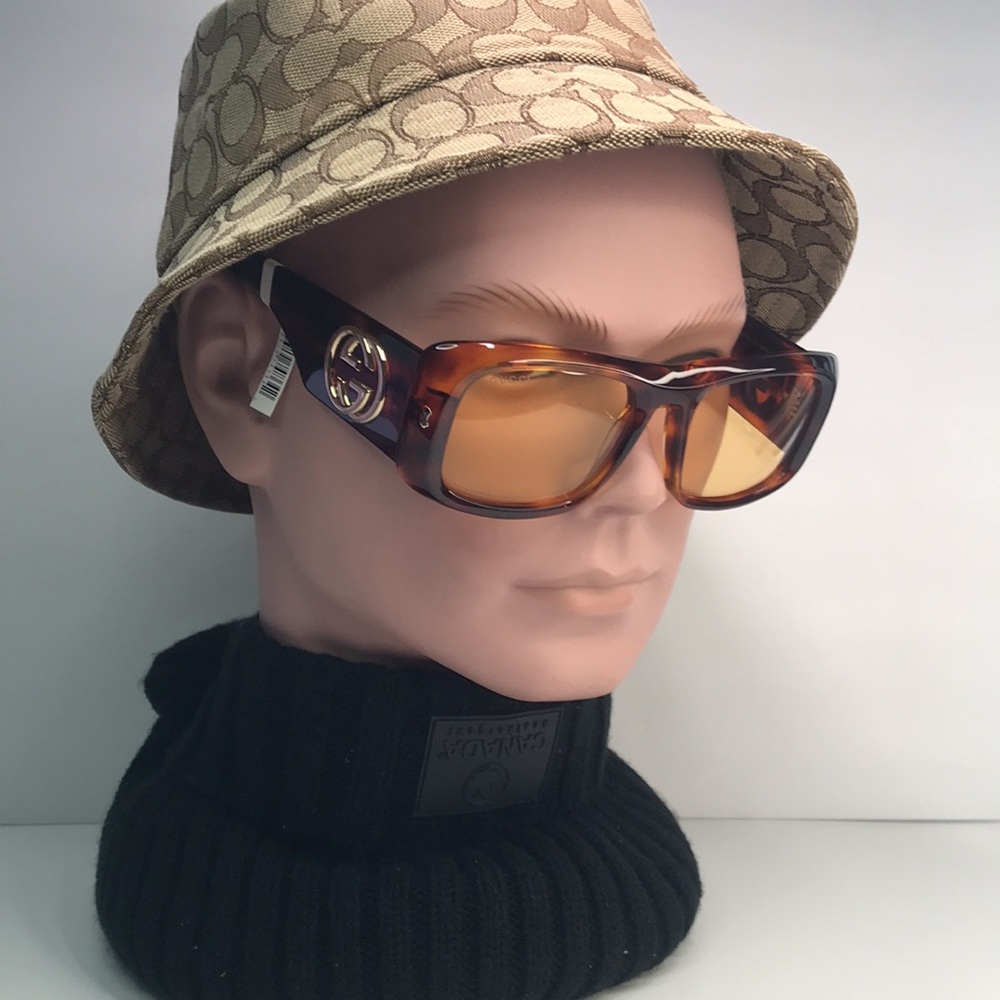 💯- New Authentic Gucci™ GG1251S 002 56 - Havana Sunglasses